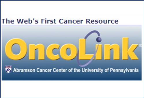  http://www.oncolink.org: OncoLink (University of Pennsylvania) มีข้อมูลข่าวสารมากมาย และได้ผ่านการคัดเลือกและตรวจสอบโดย editorial board ของ OncoLink แล้ว, มีข่าวใหม่ประจำสัปดาห์เกี่ยวกับโรคมะเร็ง, บทคัดย่อใหม่ของการวิจัยโรคมะเร็งที่ตีพิมพ์, การประชุมทางวิชาการต่าง ๆ ฯลฯ  คลิ๊ก 
